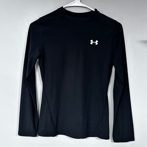 Under Armour Kids Heat Gear Long Sleeve Shirt Size Youth Large EUC!